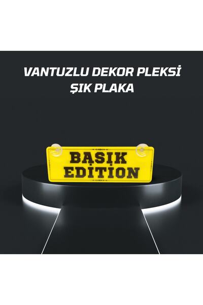 CybillStore Sen Normal Ben Anormal Vantuzlu Dekor Pleksi Plaka