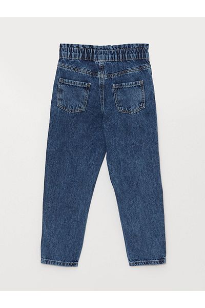 LC Waikiki Lcw Kids Paperbag Girl's Jean Trousers