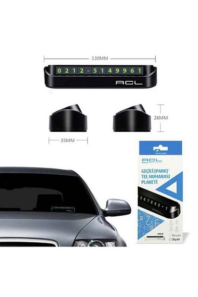 ACL Vehicle Parking Phosphorescent Number Holder Phone Number Plate