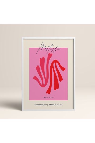 HOMEPACK Tekli Çerçeveli Soyut Atelıer Du Pottery 30x40 Cm 40x60 Cm 50x70 Cm ...