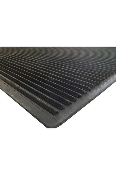 Drn Store Black Rubber Corrugated Durable Rubber Channel Mat 60X80