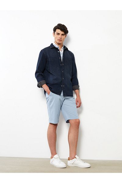 LC Waikiki Pantaloni scurți pentru bărbați din Gabardine - Mărime standard