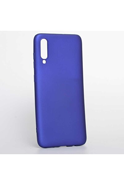 Case 4U Galaxy A70 Kılıf Klasik Mat Renkli Yumuşak Premier Silikon Saks Mavi