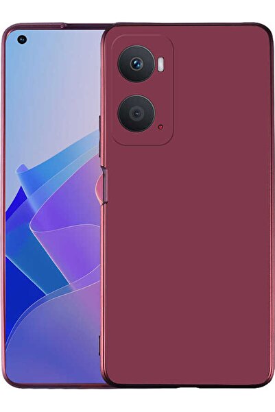 Case 4U Oppo A36 Kılıf Klasik Mat Renkli Yumuşak Premier Silikon Mürdüm