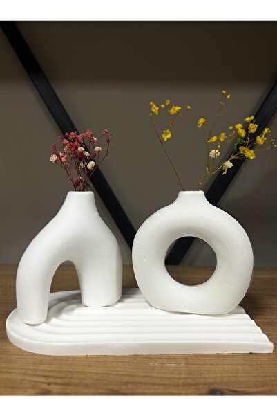 selens party Set de 3 vaze decorative Selens - piatră parfumată de beton