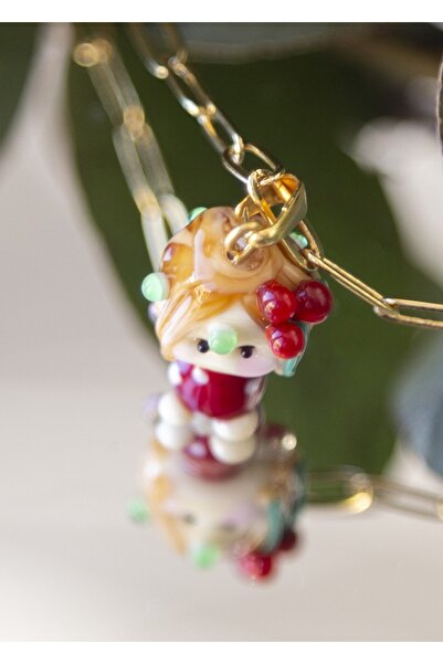 CHARMLUCKY Murano Kokinal Baby Necklace