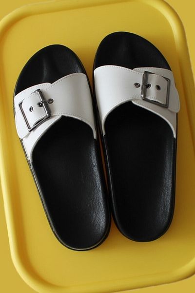 ALTINER Orthopedic White Women's Slippers