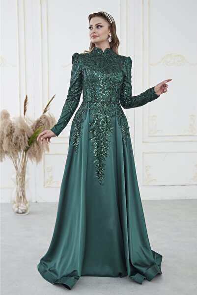 Dress Life فستان سهرة حجاب شفاف