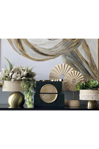 MIARIK DESIGN & DEKORASYON 2 Li Deri Kutu Aksesuarli 8x16 10x20 Cm