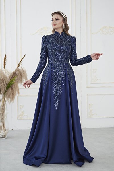 Dress Life فستان سهرة حجاب - موديل شفاف