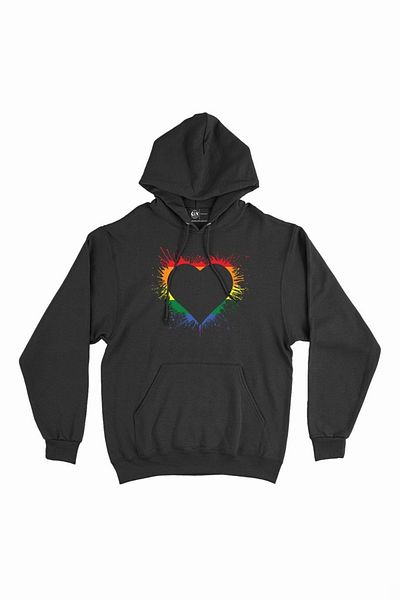 Cix Φούτερ με κουκούλα Heart Color Hoodie
