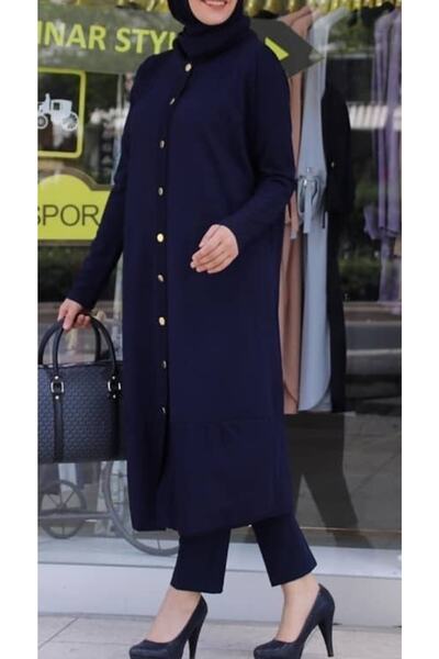 First Kadın Tesettür Merserize Triko Hırka