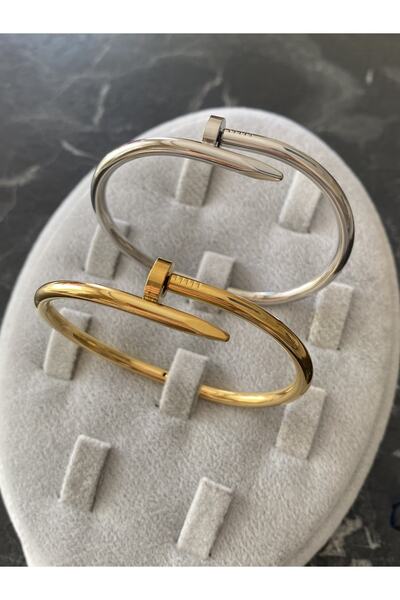 Çelik مشبك الأظافر الذهبي