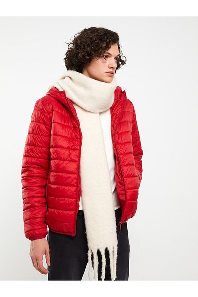 LC Waikiki Slim Fit Pufferjacke für Herren mit Kapuze