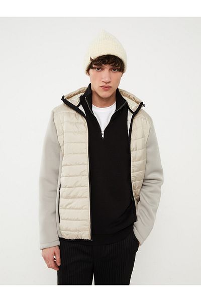 LC Waikiki Men's Coat - Hooded and Standard Fit