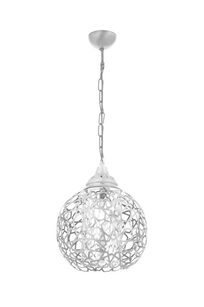 Modi Lighting Tekli Camlı Krom Avize Mod-av-4466-1k