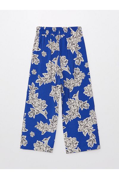 LC Waikiki Dámske Capri s kvetinovým strihom pohodlného strihu s elastickým pásom