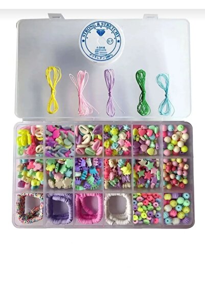 RLX BUJİTERİ Set distractiv de brățări și coliere pentru copii Fimo, Design p...