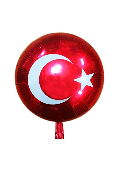 BALONBURADA بالون فويل مع العلم التركي 18 بوصة