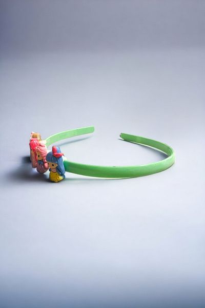 AYMETA TİCARET Fata - Coroana festonata cu 4 figurine de bebelusi
