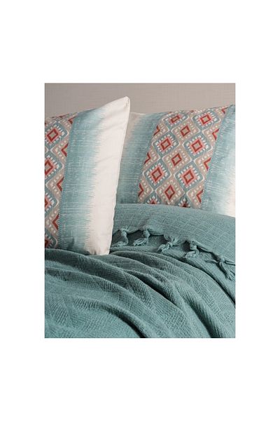 Cotton Box طقم بيكيه جاكار مزدوج بابينا مينت