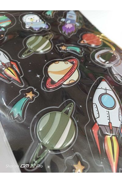 Cem Embossed Stickers A4 Size (2 Pieces)