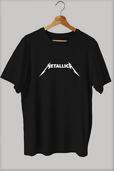 Adrift -wed Metallica Baskılı Oversize T-shirt ( Tişört )sokak Tarzı