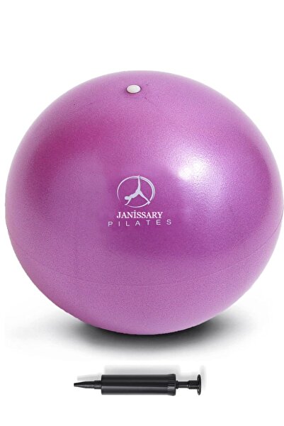 Janissary 65cm Mor Pilates Topu Ve Pilates Şişirme Pompası