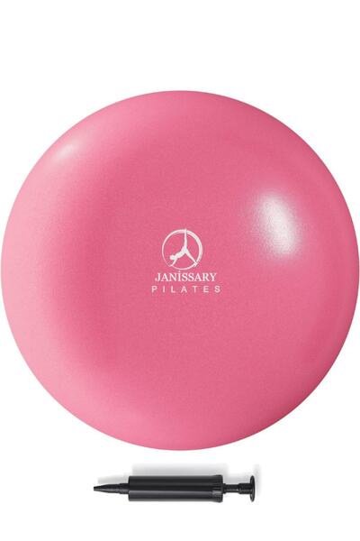 Janissary 65cm Pembe Pilates Topu Ve Pilates Şişirme Pompası
