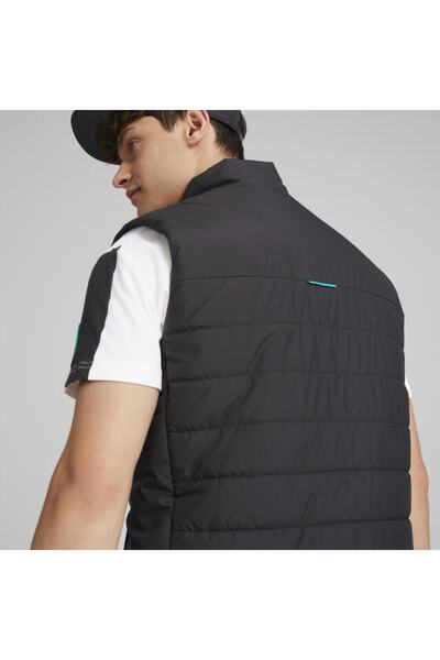 Puma Mapf1 Mt7 Пadded Gilet Чорний чоловічий надувний жилет