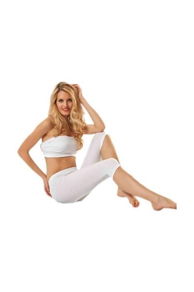 Namaldı 2 bucăți Femei alb Lycra scurt Leggings 2 Pack 232
