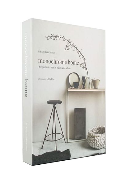 BayCazip 2-Piece Decorative Book-Looking Box Monochrome Home & The Kinfolk Table Recipes Themed
