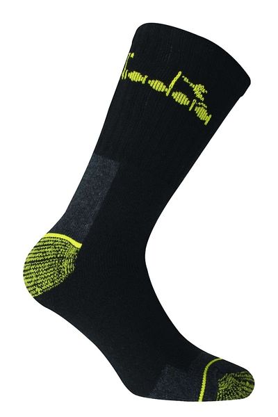 Diadora Unisex Arbeitssocken, 6er Pack - Sportsocken, Baumwolle, Logo, einfarbig