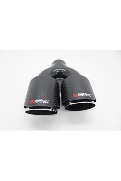 Akrapovic Akrapoviç Çiftli Karbon Egzoz Ucu 2x100 Parlak Sağ