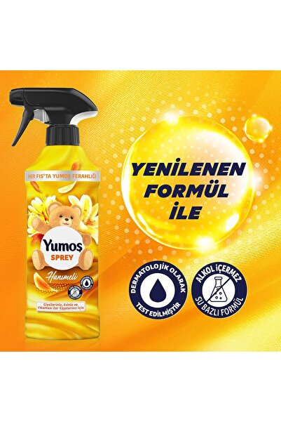 Yumoş Sprey Lilyum 450 ml 1adet + Sprey Hanımeli 450 Mm 1adet + Demstar Mikrofiber Bez