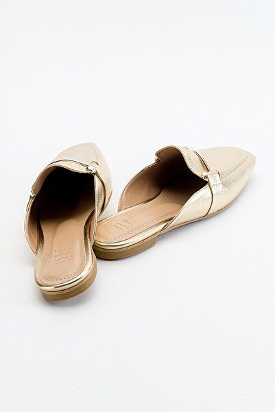 LuviShoes Ronda Gold Women's Slippers