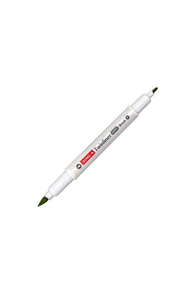 Dong-A Twinliner Soft Brush Fırça Uçlu Işaretleme Kalemi Lemon Yellow No:02