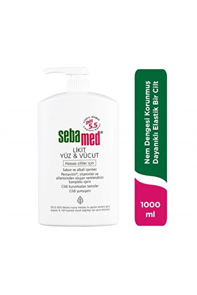 Sebamed Likit Yüz ve Vücut Temizleme Jeli 1000 ml