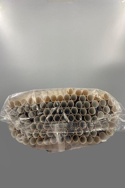 AKSOY AMBALAJ 6mm Kraft Paper Straws 100 Pieces