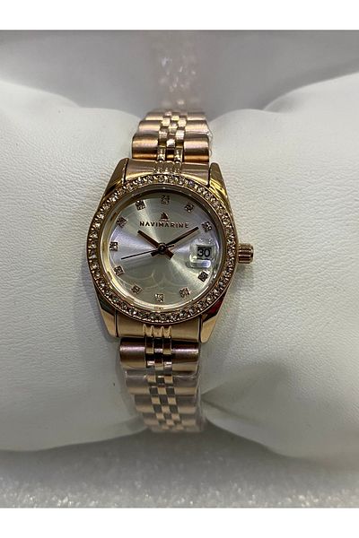 Navimarine Classic Jewelled Minimal Size 26 Mm Calendar Women's Wristwatch