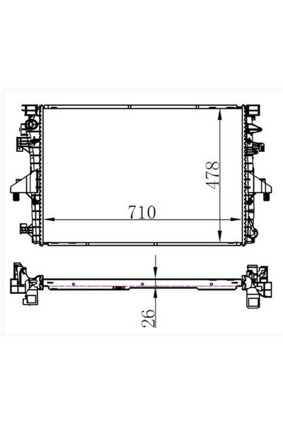 T5/t6/multıvan 2.0tdı 2009 Sonrası 7e0121253a Mt 710*478*26