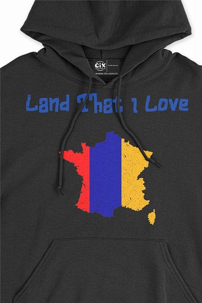 Cix Land That I Love Armenia Minimal Hanorac cu glugă