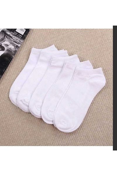 moa socks Мъжки летни ботуши - 5 броя, бели