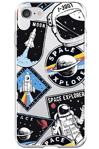 Powerfox iPhone 6 Compatible Space Bandages Transparent Phone Case