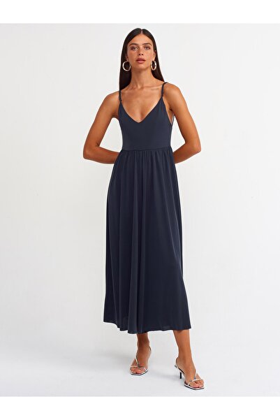 Dilvin 70360 Askılı Bol Paça Tulum - Siyah