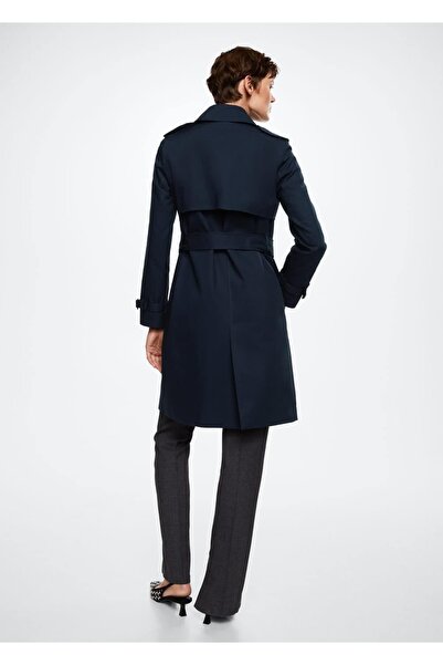 MANGO Woman Klasik Koton Trençkot