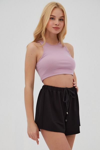 Pattaya Shorts - Schwarz - Mittlerer Bund