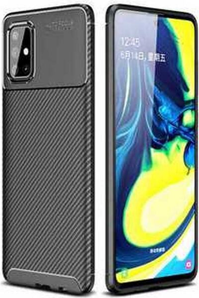 Case 4U Samsung Galaxy M31s Kılıf Rugged Armor Karbon Uzun Ömürlü Negro Kılıf...