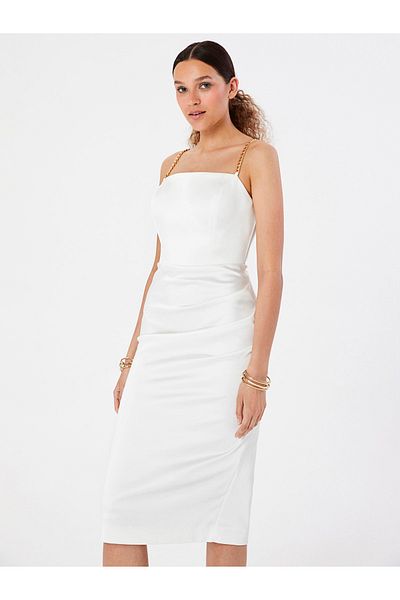LC Waikiki Rochie satin fără mâneci Tuvanam X Kare Y