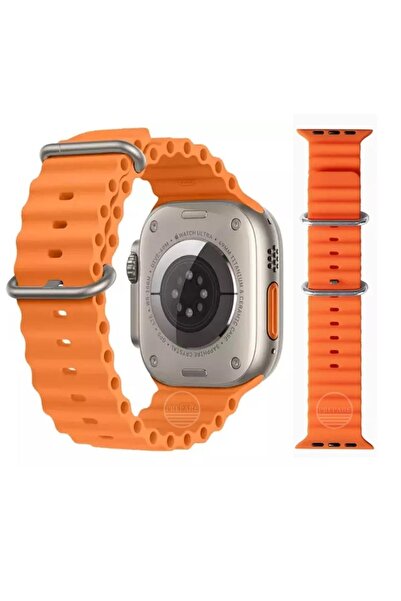 PREPARE Apple Watch Uyumlu 44 45 46 49 Mm Uyumlu A Kalite Kordon Kayış Siliko...